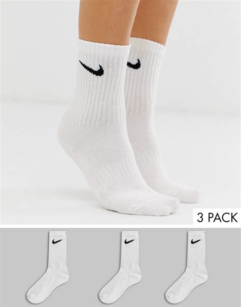 nike lange witte sokken|nike spark white socks.